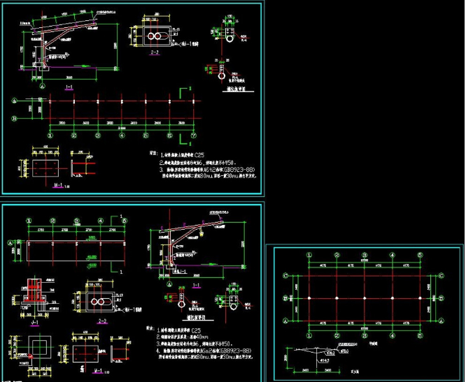 潜江钢构汽车棚设计