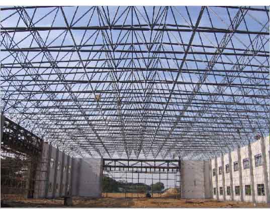 潜江湖南长沙5712飞机库网架工程